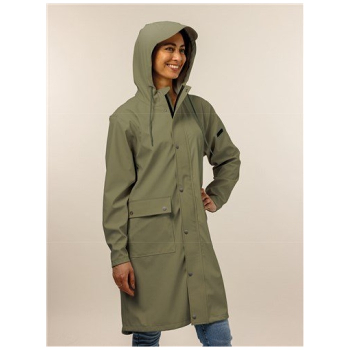 Mirage trenchcoat Rainfall soft touch maat groen