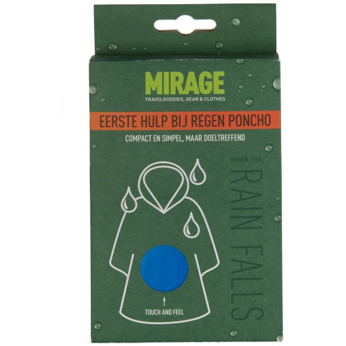 Mirage poncho wegwerp one size