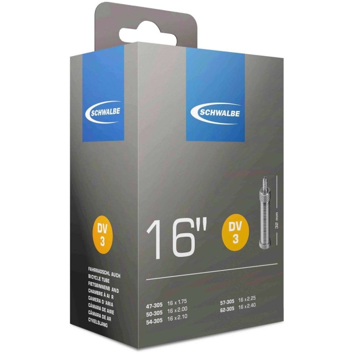 Schwalbe binnenband 16 inch DV3-47/62-305