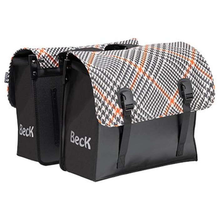 Beck Classic Tweed dubbele fietstas