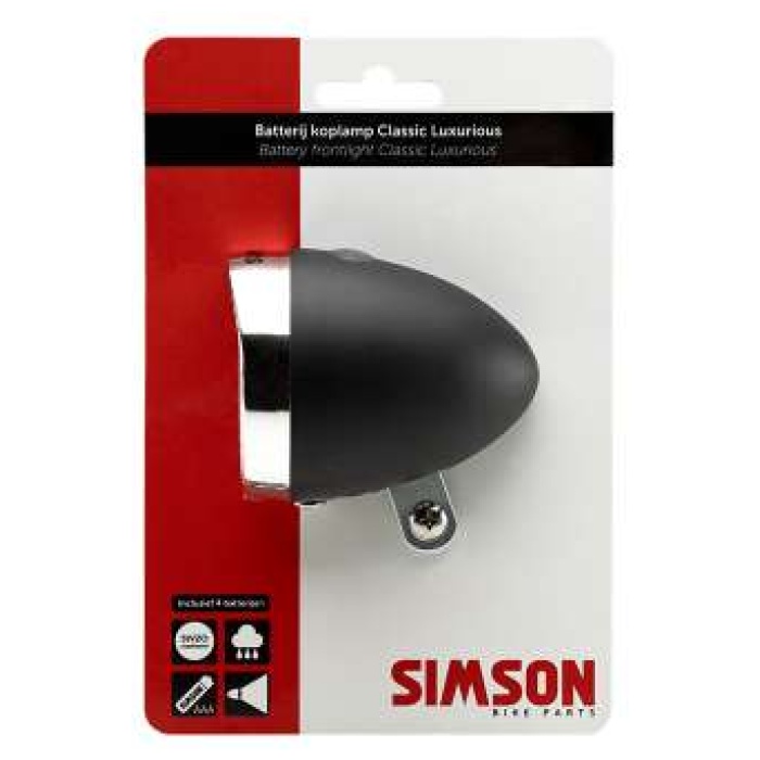 Simson koplamp Classic Luxurious batterij