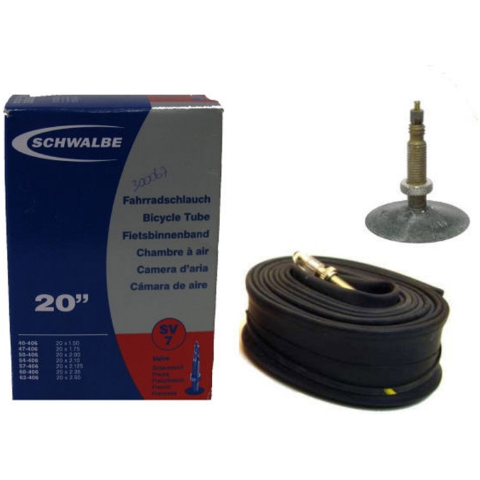 Schwalbe binnenband 20 inch SV7 40mm-40/62-406/428 - Afbeelding 2
