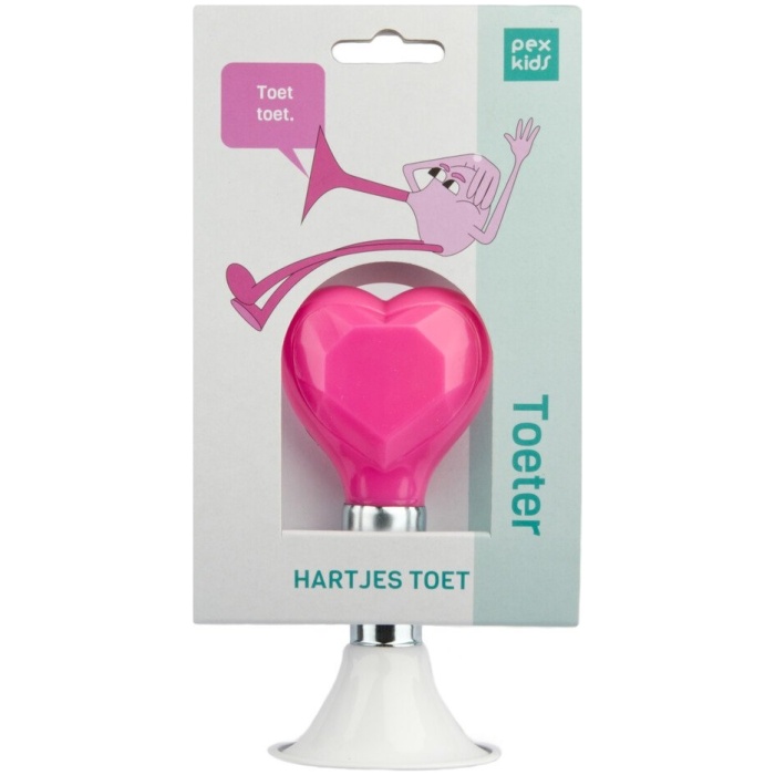 Pexkids fietstoeter recht Hartjes Toet met bol