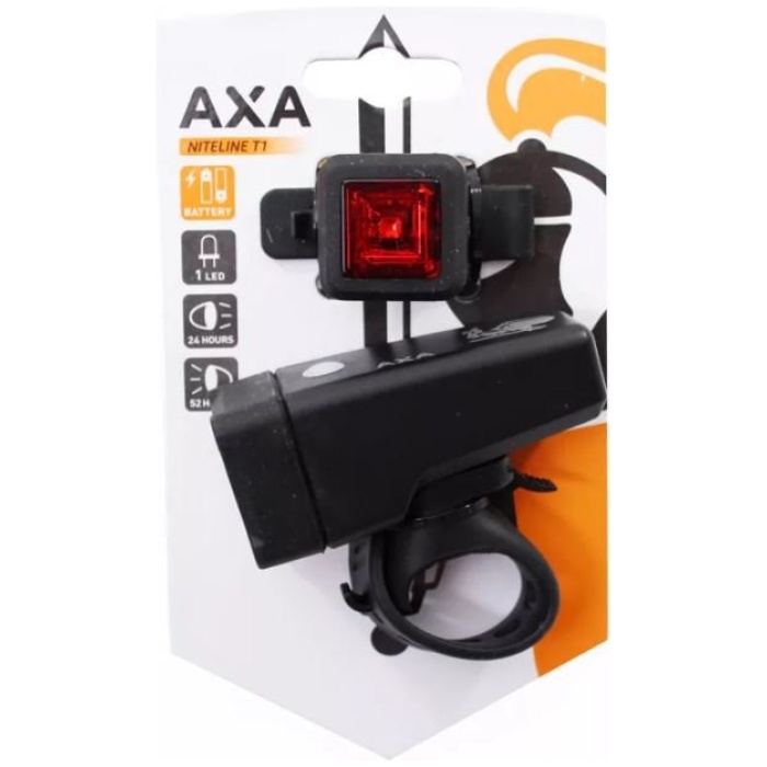 Axa verlichtingsset Niteline T1 LED batterij