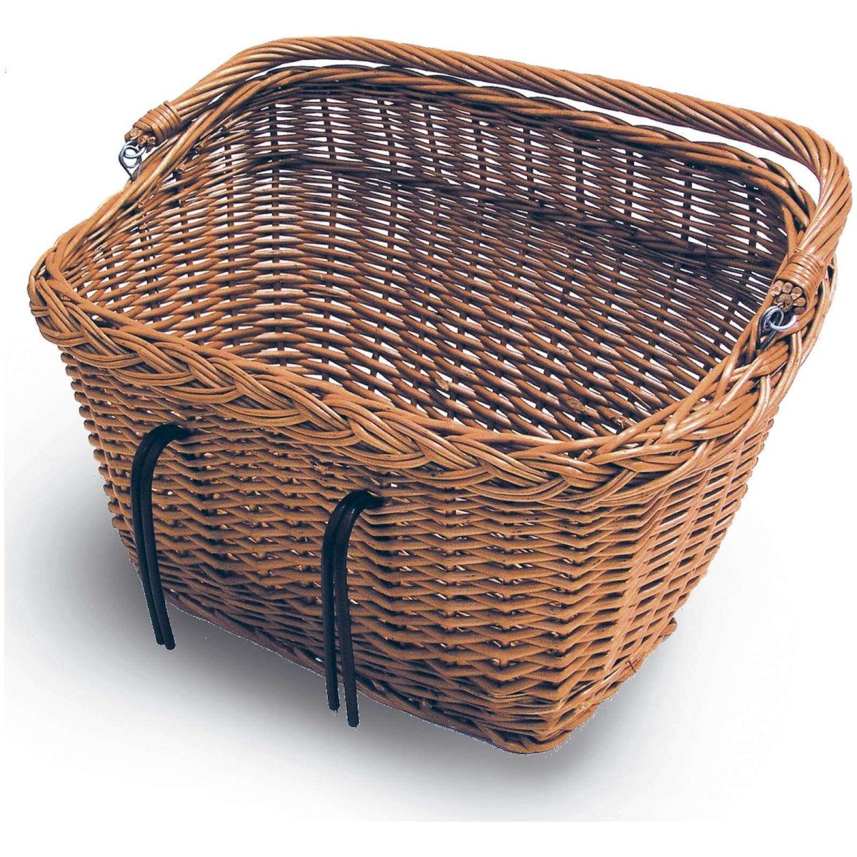 Basil fietsmand Dublin riet rechthoekig groot