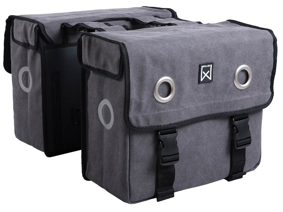 Willex Canvas Dubbele Tas - Afbeelding 2