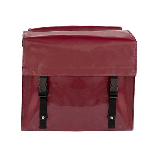 Beck Dubbele fietstas Nostalgic 46L Burgundy - Afbeelding 2