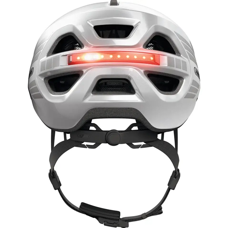 Abus helm Urban-I 4.0 signal silver-L 57-61cm - Afbeelding 5