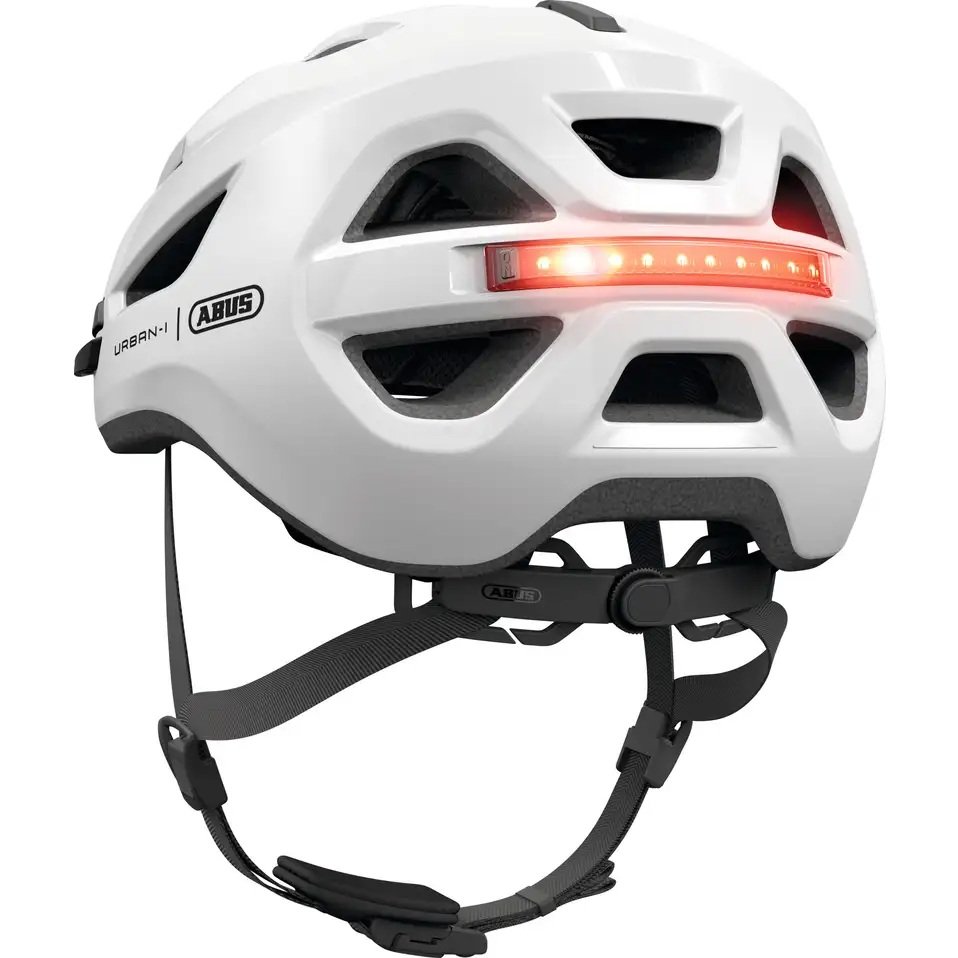 Abus helm Urban-I 4.0 shiny white-M 54-58cm - Afbeelding 4