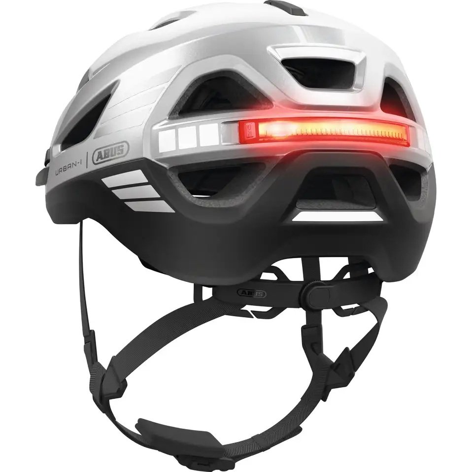 Abus helm Urban-I 4.0 ACE signal silver-L 57-61cm - Afbeelding 4