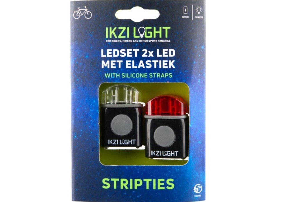 Ikzi Light IKZI-Light Stripties LED set elastiek bev./grijs