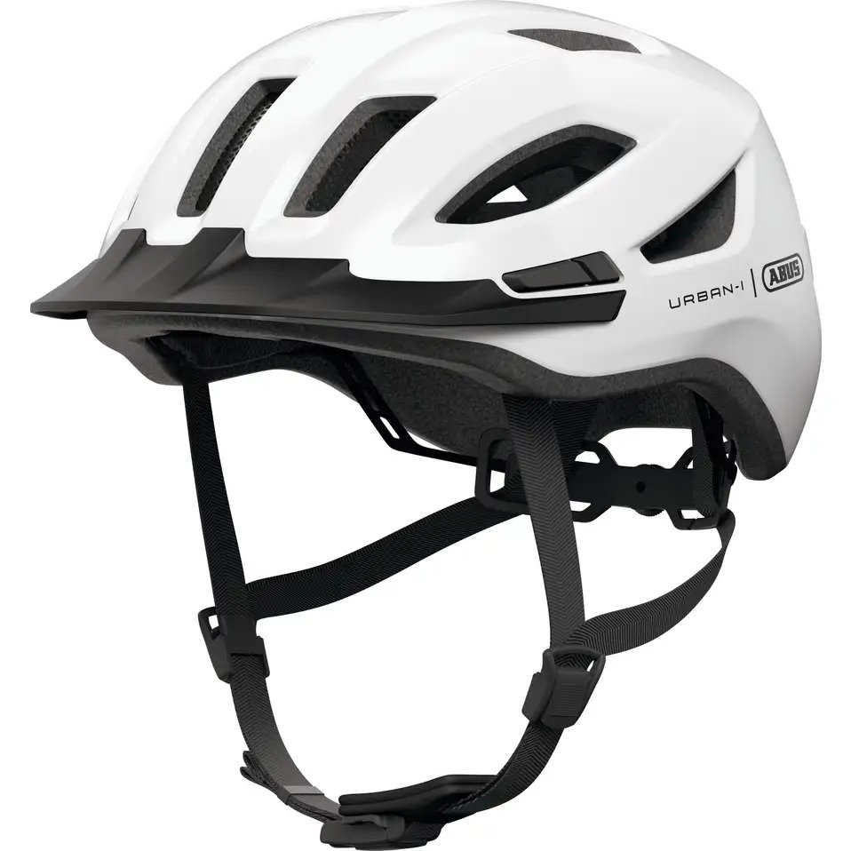Abus helm Urban-I 4.0 shiny white-M 54-58cm - Afbeelding 2
