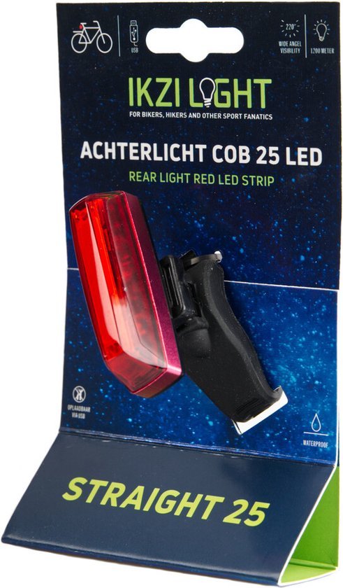 Ikzi-light achterlicht Straight25 COB LED-strip + USB - Afbeelding 3