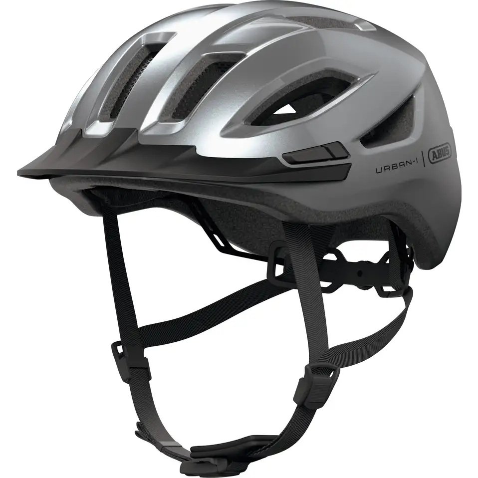 Abus helm Urban-I 4.0 graphite silver-L 57-61cm - Afbeelding 3